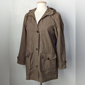 Filson Olive Utility Hooded Jacket